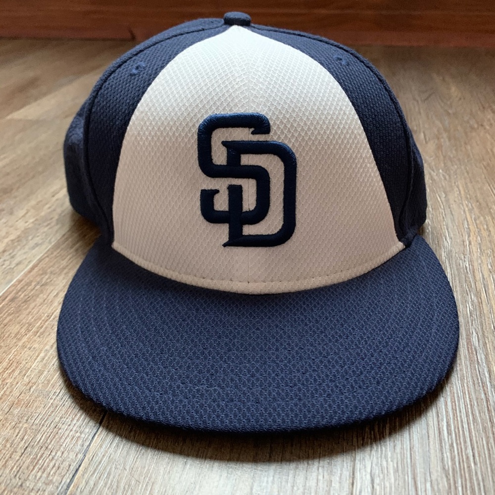 San Diego Padres Fitted Hat Size 7 3/8